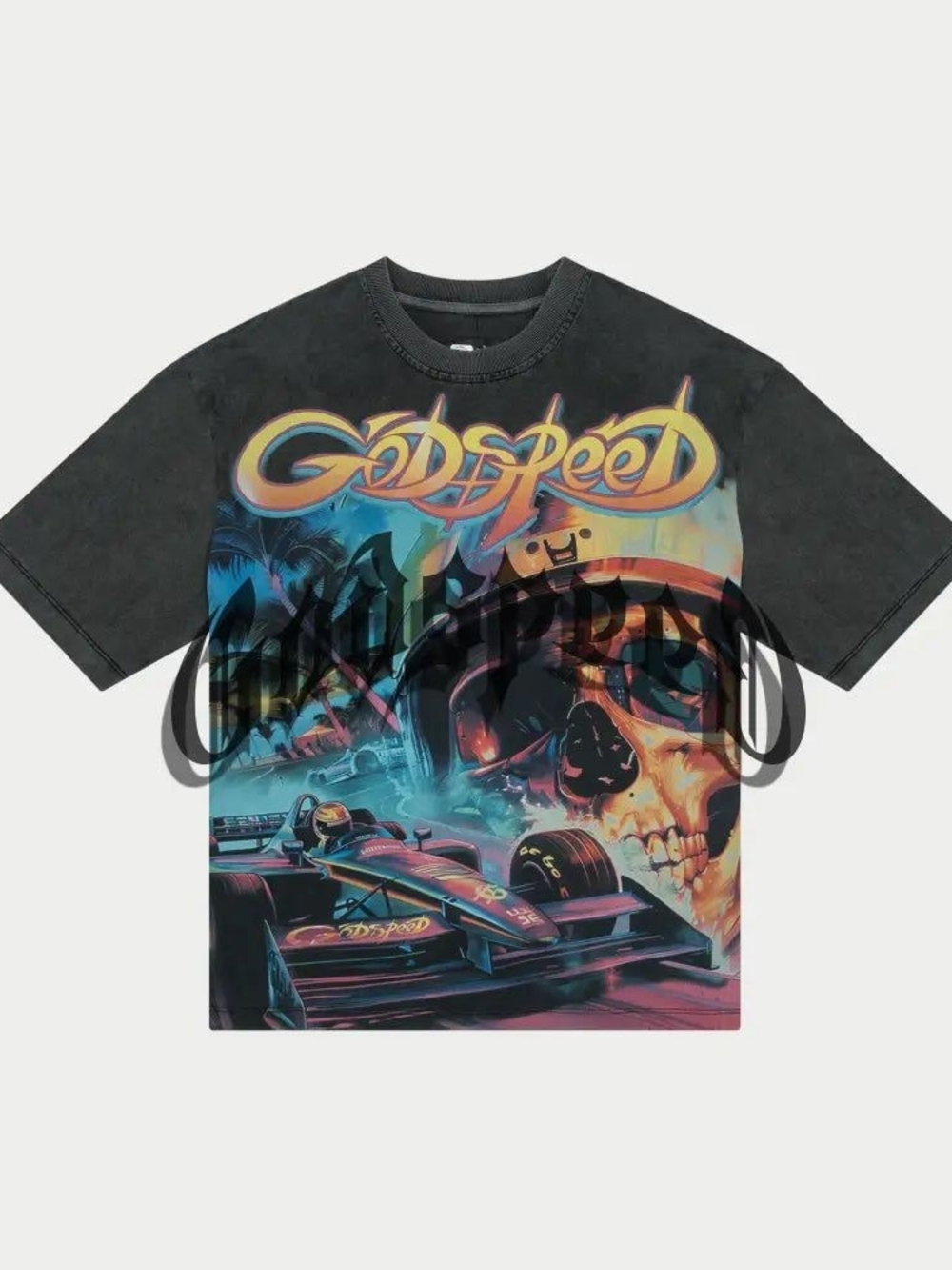 RARE Godspeed F1 DREAMS T SHIRT 100% Authentic Medium Oversized